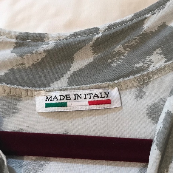 Swing Dress, Loose fit, Made in Italy, Size M/L Slip on - Picture 2 of 4